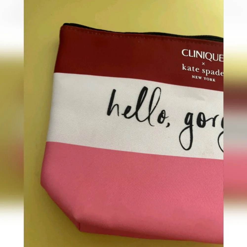 Clinique × Kate Spade Hello Gorgeous Makeup Bag
